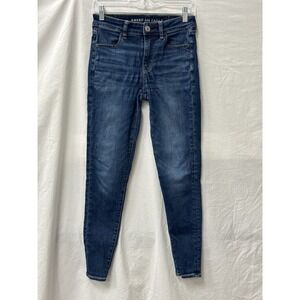 American Eagle Outfitters Womens Ne(x)t Level Skinny Jeans Size 4 Blue Denim